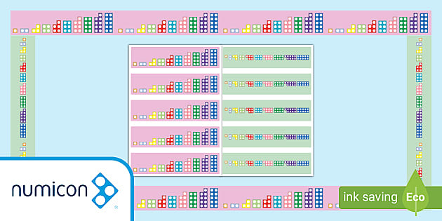 number line border